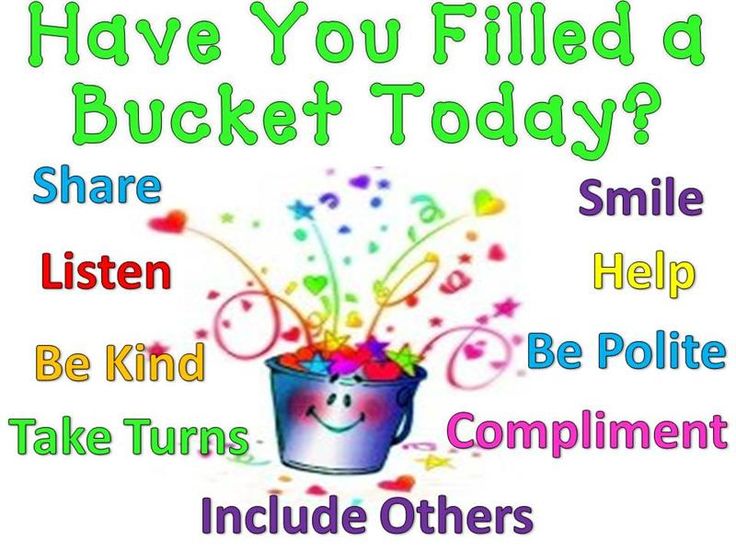 Are you a bucket filler? - Altona Kindergarten